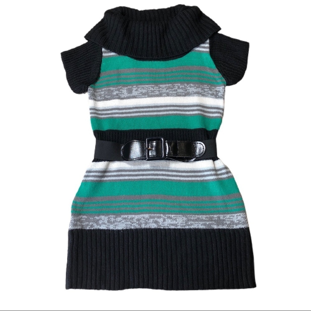 Cherry Stix Girl’s Short Sleeve Sweater Dress